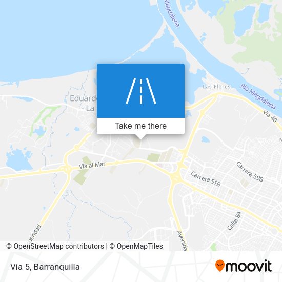 Mapa de Vía 5