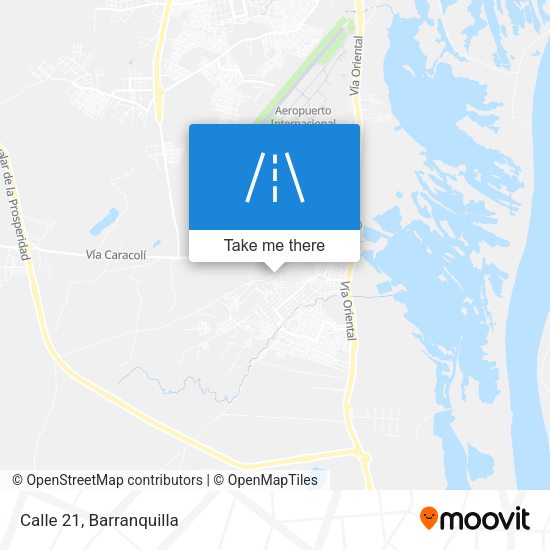Mapa de Calle 21