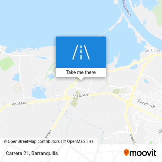 Carrera 21 map