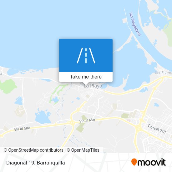 Diagonal 19 map