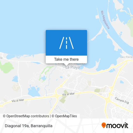 Diagonal 19a map