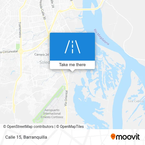 Calle 15 map