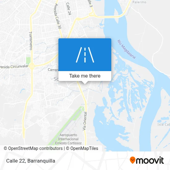 Mapa de Calle 22