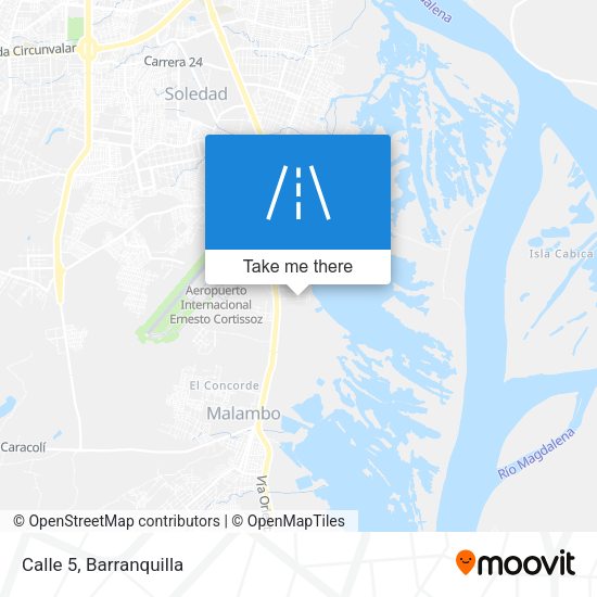 Mapa de Calle 5