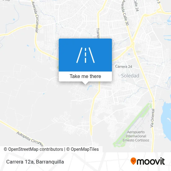 Carrera 12a map