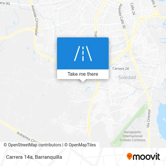 Carrera 14a map