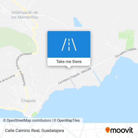Calle Camino Real map