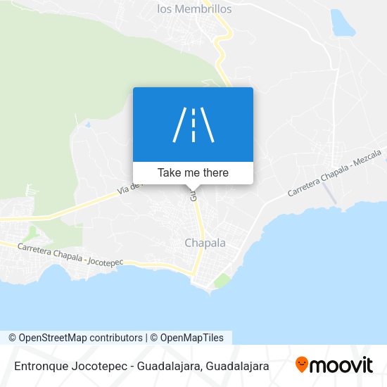 Entronque Jocotepec - Guadalajara map