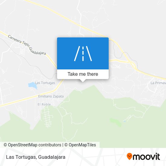 Mapa de Las Tortugas
