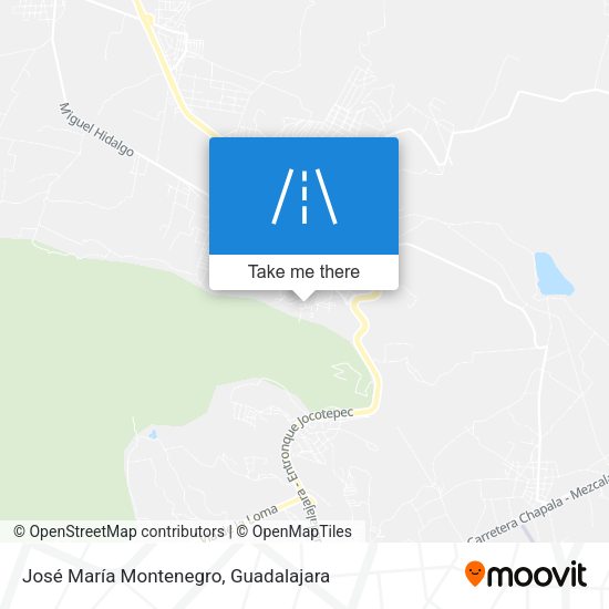 José María Montenegro map