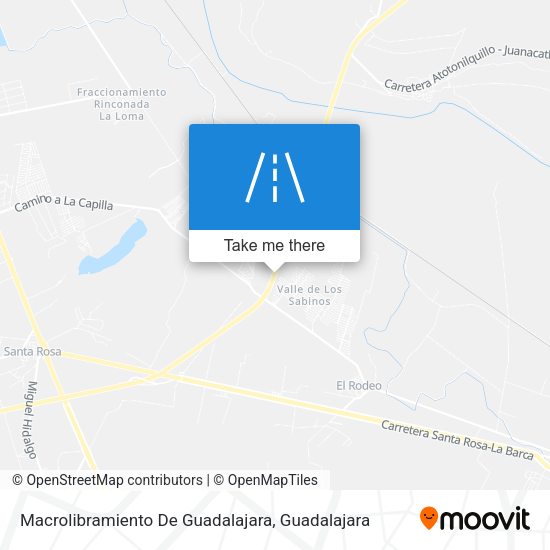 Macrolibramiento De Guadalajara map