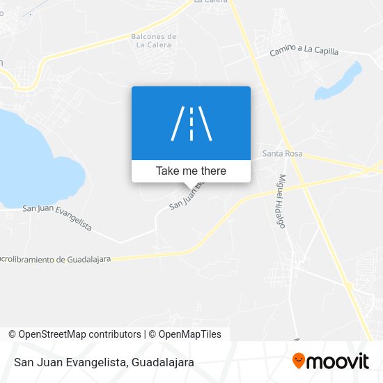 San Juan Evangelista map