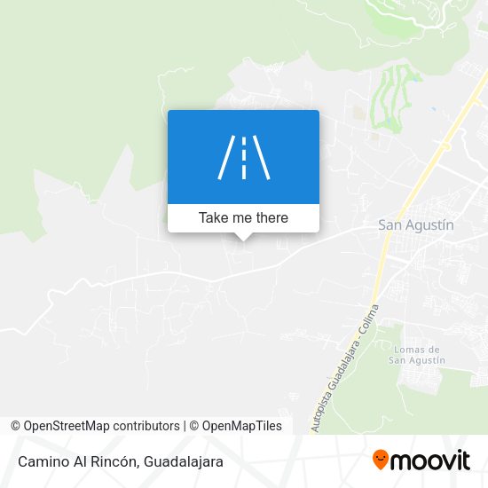 Mapa de Camino Al Rincón
