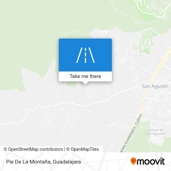 Pie De La Montaña map