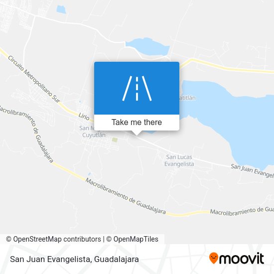 Mapa de San Juan Evangelista