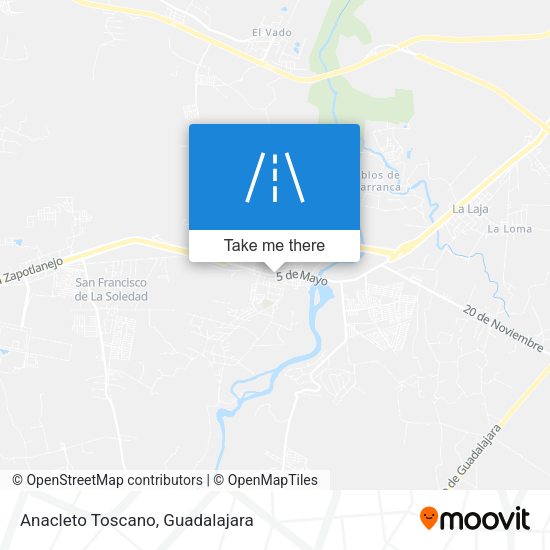 Mapa de Anacleto Toscano