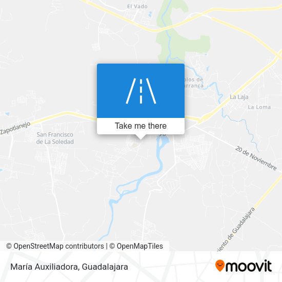 María Auxiliadora map