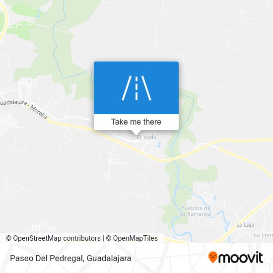 Mapa de Paseo Del Pedregal