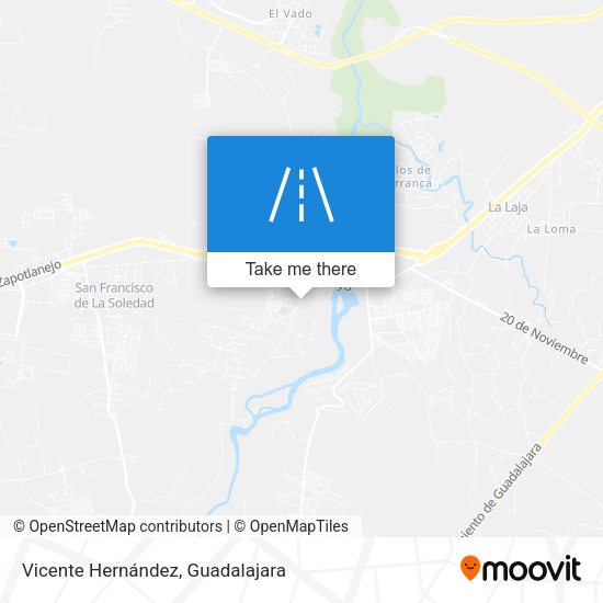 Vicente Hernández map