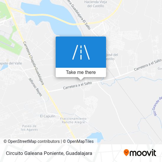 Circuito Galeana Poniente map