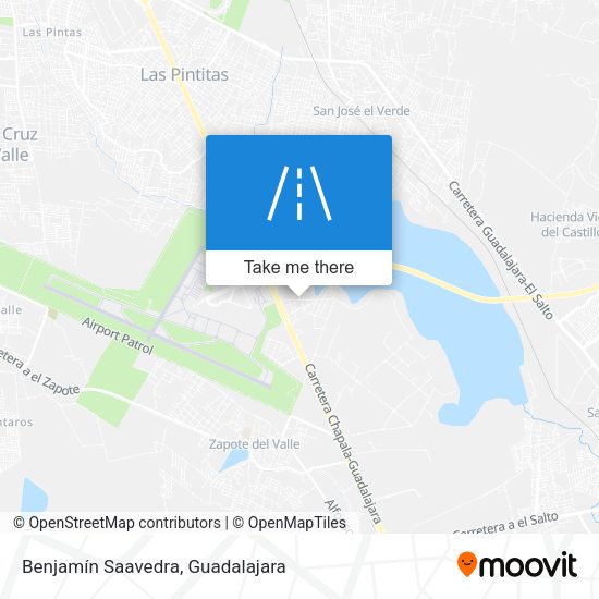 Benjamín Saavedra map