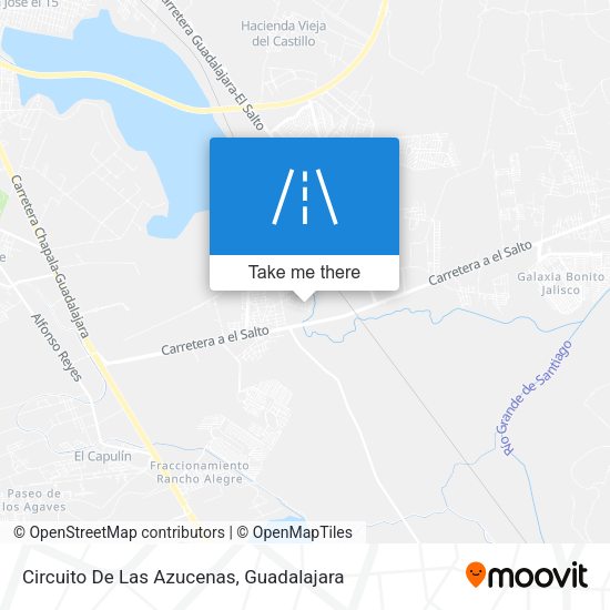 Circuito De Las Azucenas map