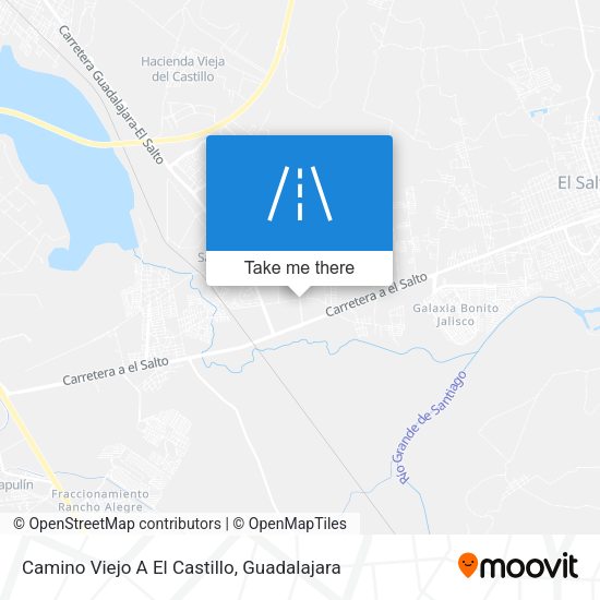 Mapa de Camino Viejo A El Castillo
