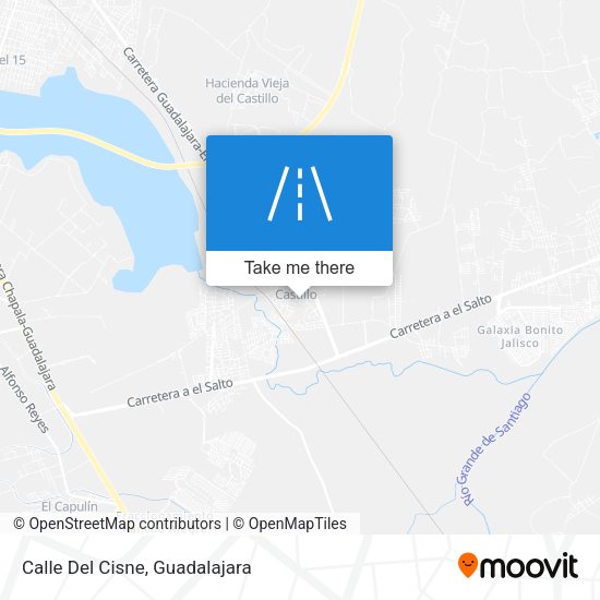Mapa de Calle Del Cisne