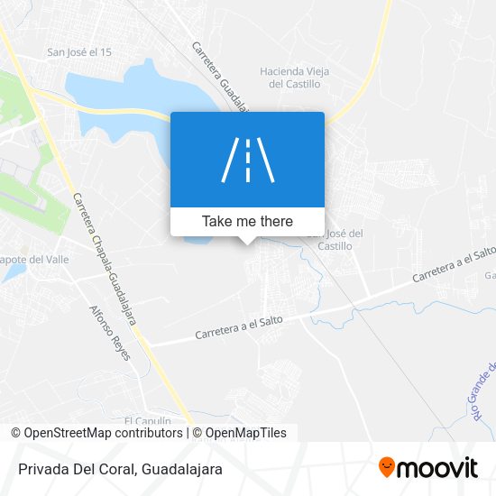 Privada Del Coral map