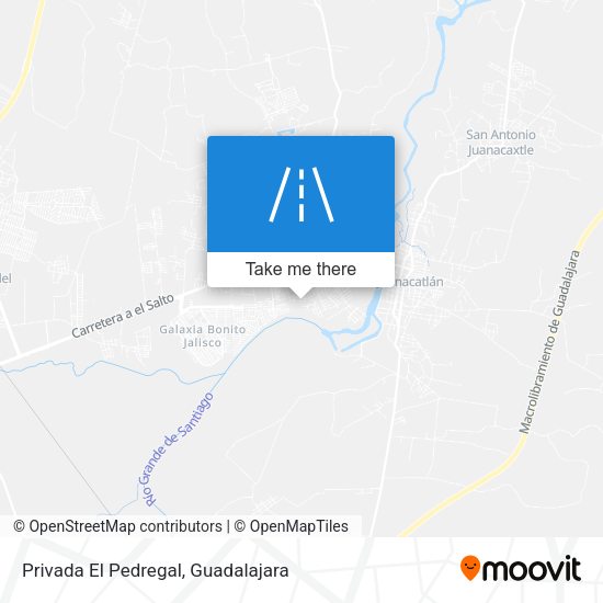 Privada El Pedregal map