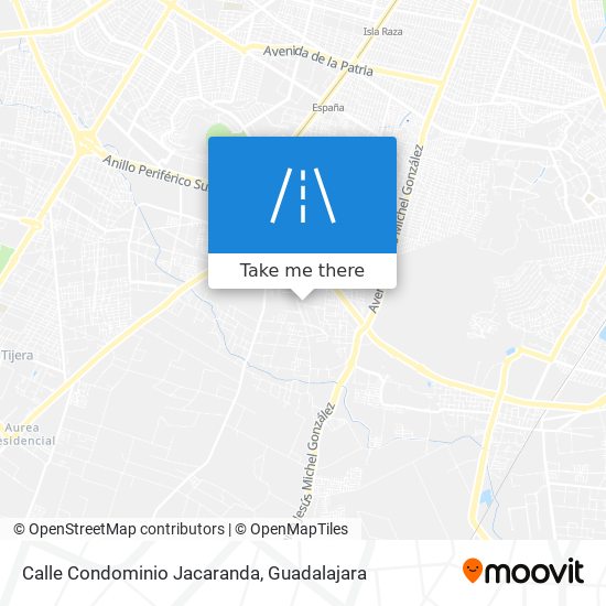 Mapa de Calle Condominio Jacaranda