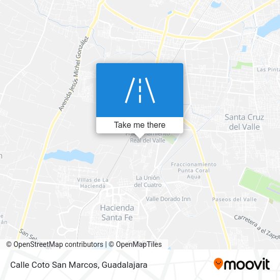 Calle Coto San Marcos map