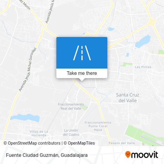 Fuente Ciudad Guzmán map
