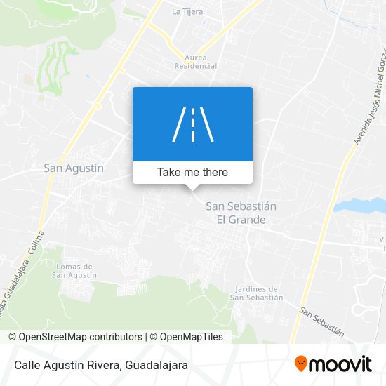 Mapa de Calle Agustín Rivera
