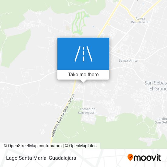 Lago Santa María map