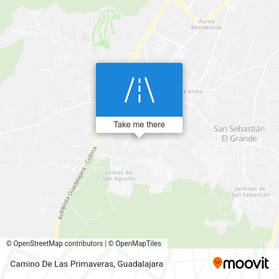 Mapa de Camino De Las Primaveras