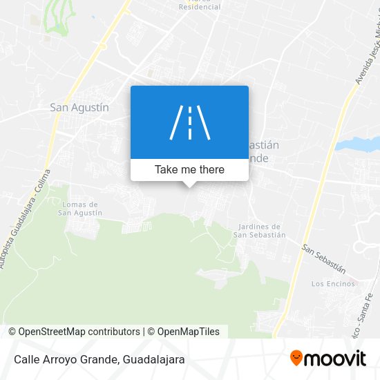 Calle Arroyo Grande map