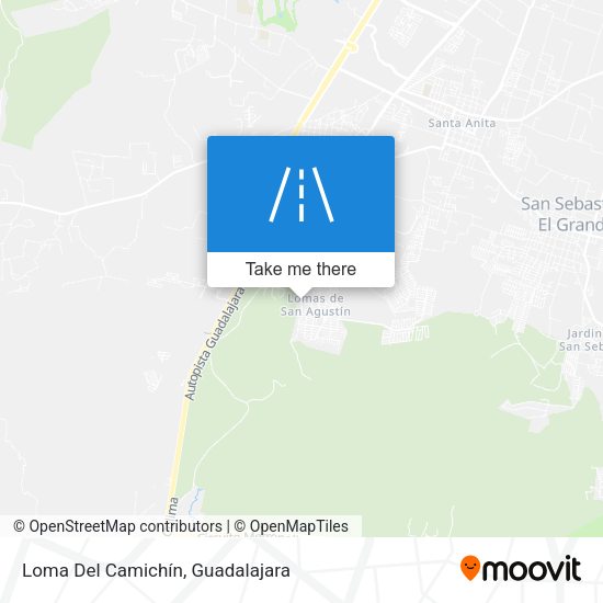 Mapa de Loma Del Camichín