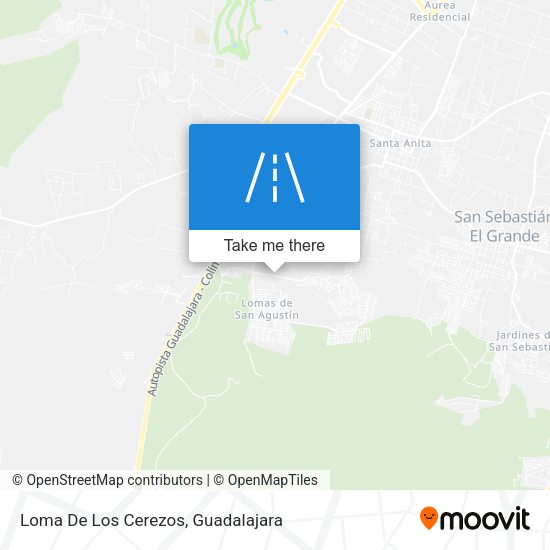 Loma De Los Cerezos map
