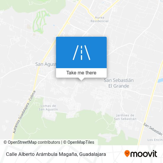 Mapa de Calle Alberto Arámbula Magaña