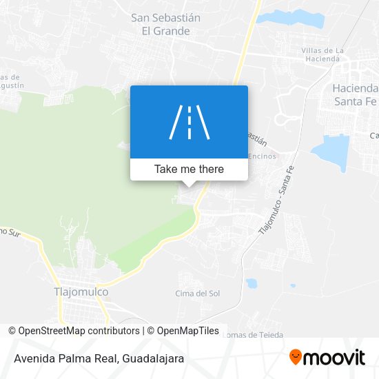 Mapa de Avenida Palma Real