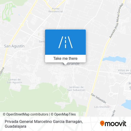 Privada General Marcelino García Barragán map