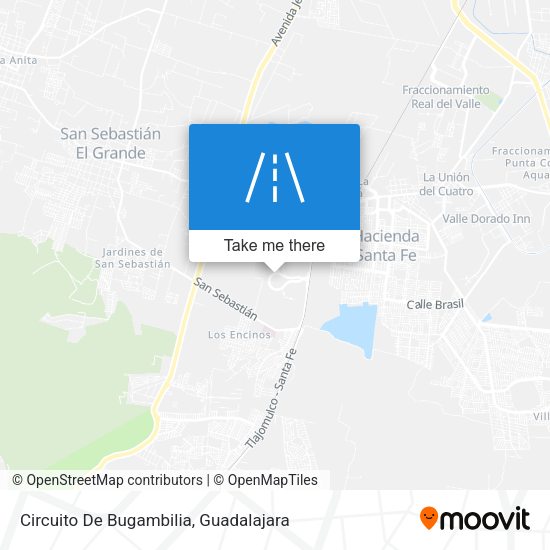 Mapa de Circuito De Bugambilia