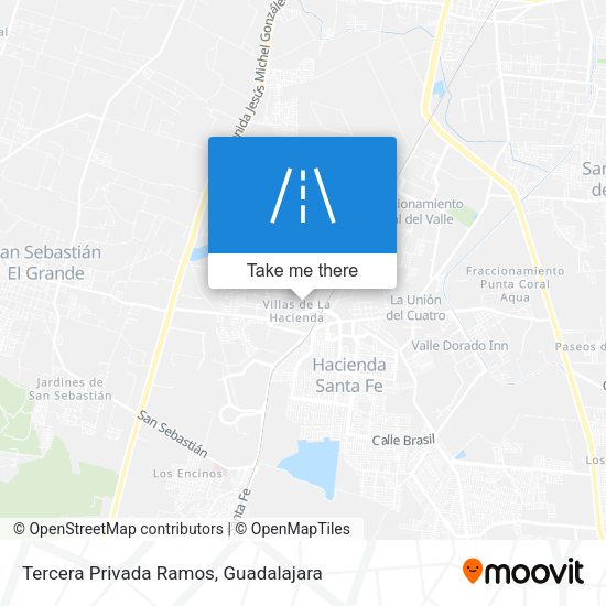 Tercera Privada Ramos map