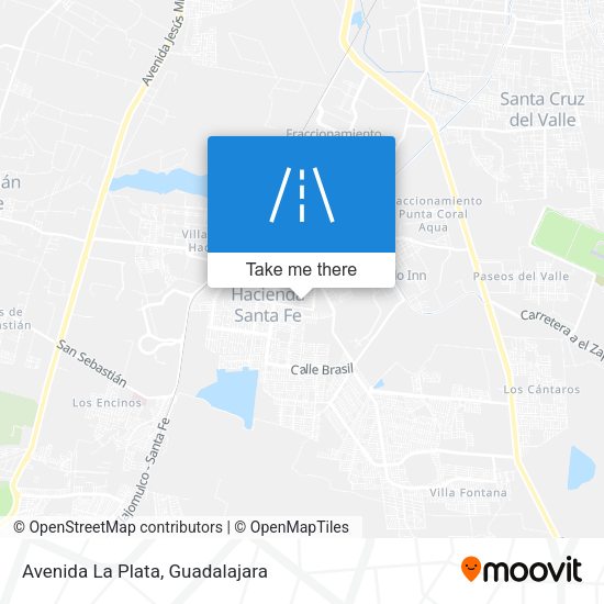 Mapa de Avenida La Plata