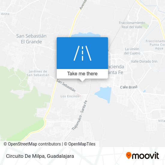 Circuito De Milpa map
