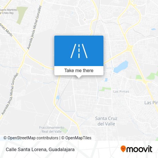 Calle Santa Lorena map