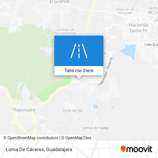 Loma De Cáceres map