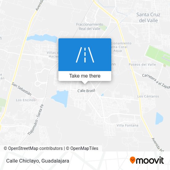 Mapa de Calle Chiclayo