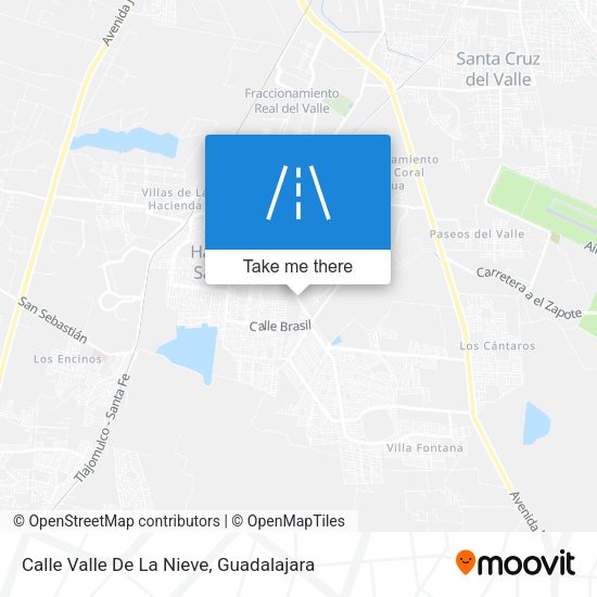 Calle Valle De La Nieve map